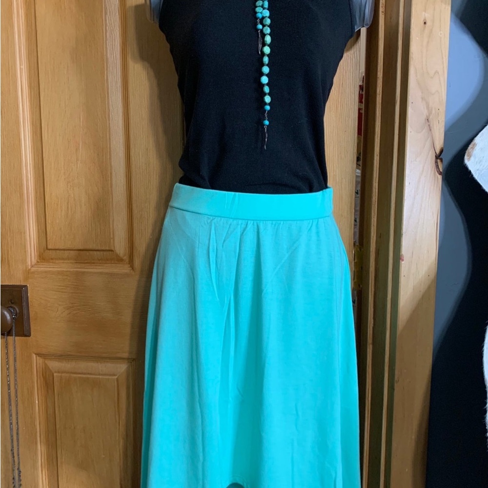 Ambiance Turquoise A-Line Skirt